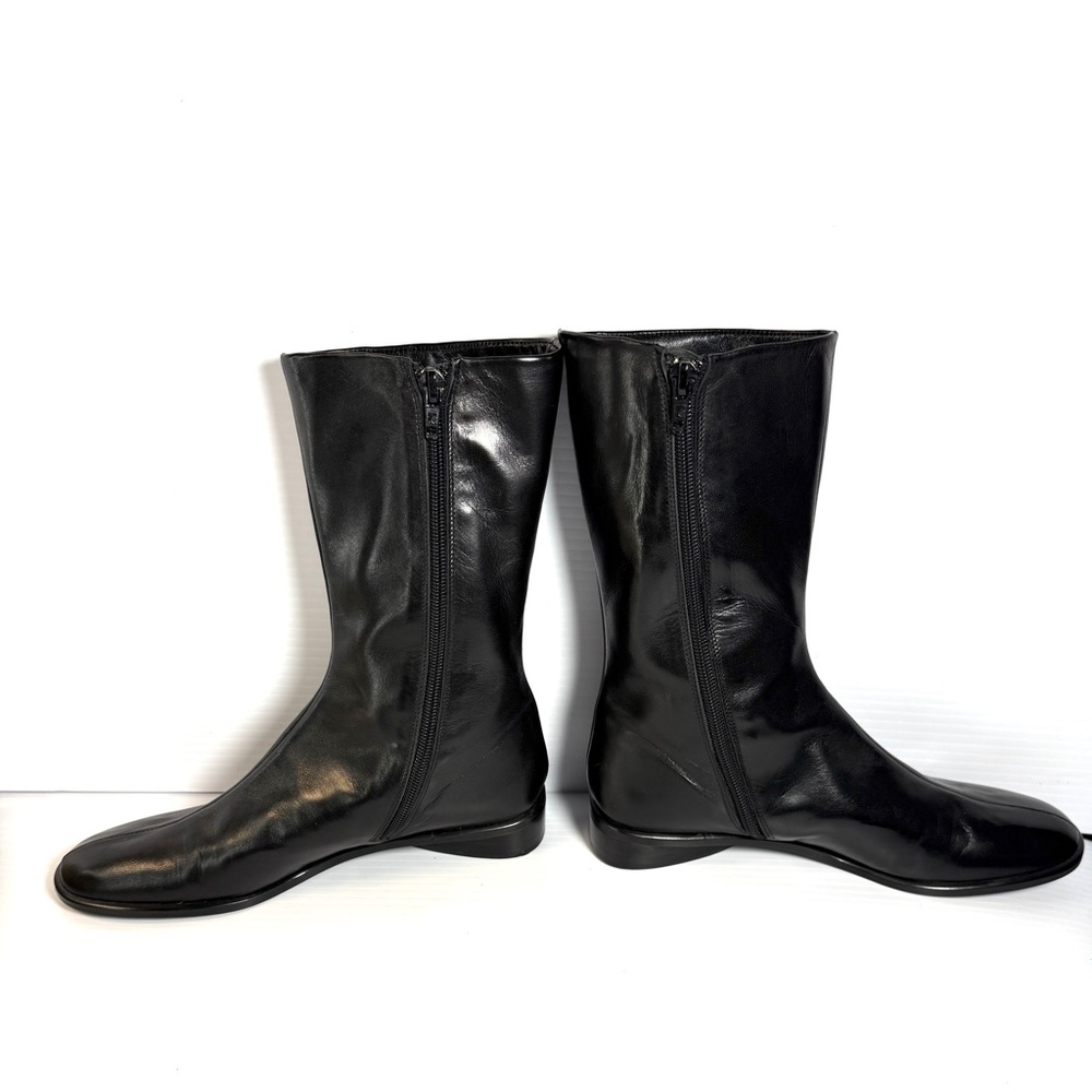 Calvin Klein Women's Black Leather Boots - Picture 5 of 11
